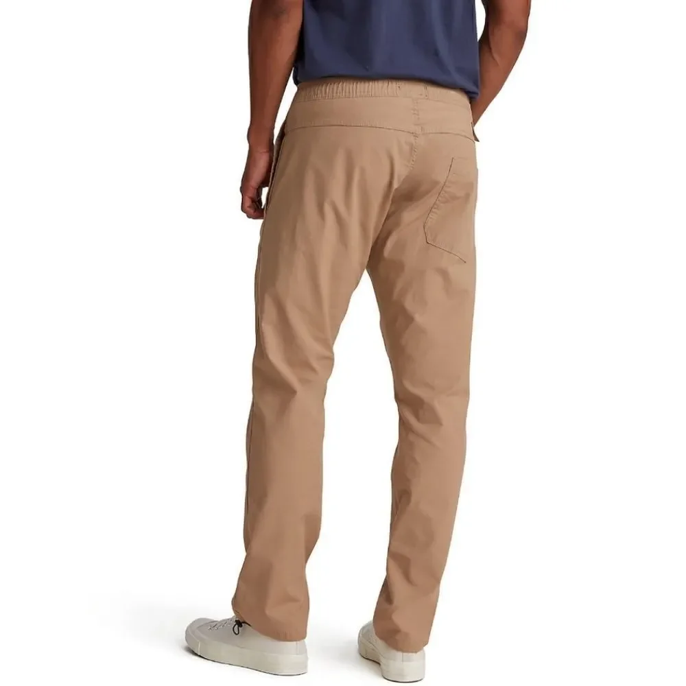 Levi's Tech Joggers Pants Slim Fit Tapered Leg Adjustable Cuffs Pocket Tan Brown